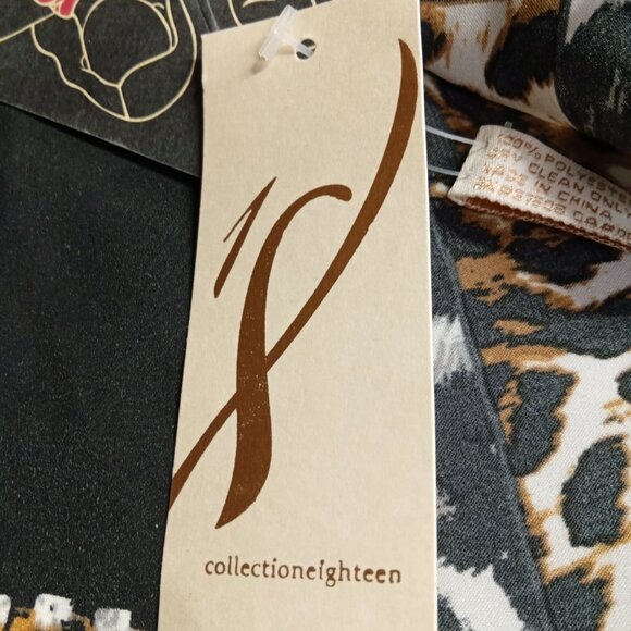 Precious Gems Animal Print Square Scarf 24" - Picture 7 of 8